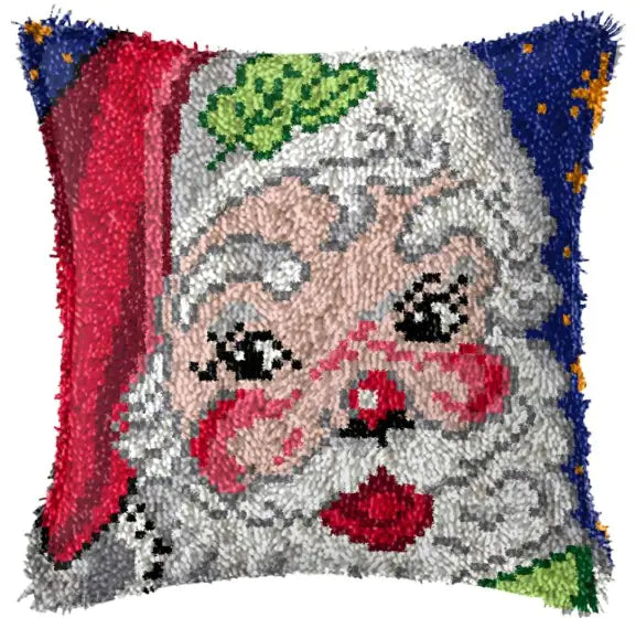 DIY Christmas Embroidered Pillow